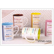 Wholesale 2015 11oz new bone china coffee mug/straight body coffee cup/ Factory price decal printed new bone china mugs